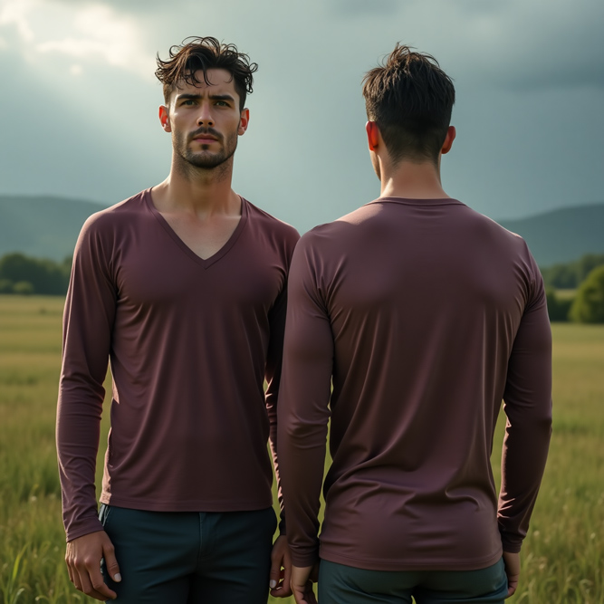 Breezy Chic V-Neck Duo