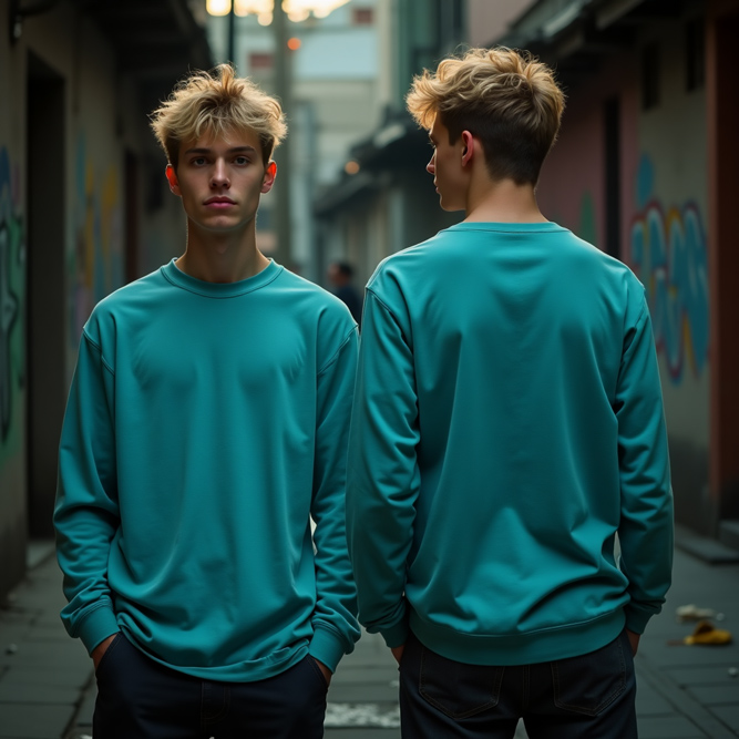 Teal Tides Sweatshirt