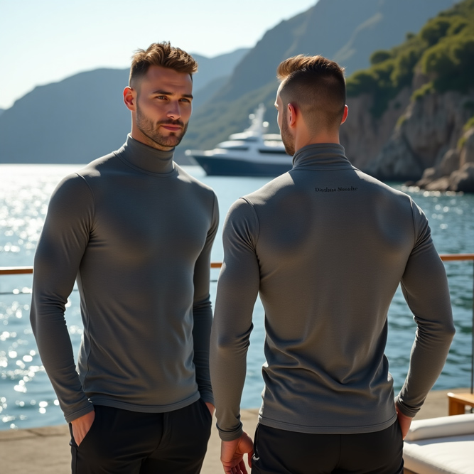 Nautical Nobility Turtleneck